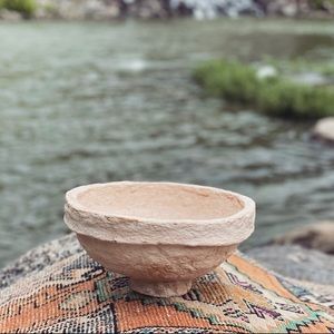 Vintage Paper Mache Bowl